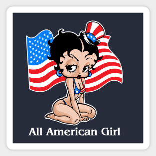 BETTY BOOP - 4th of jULY Magnet